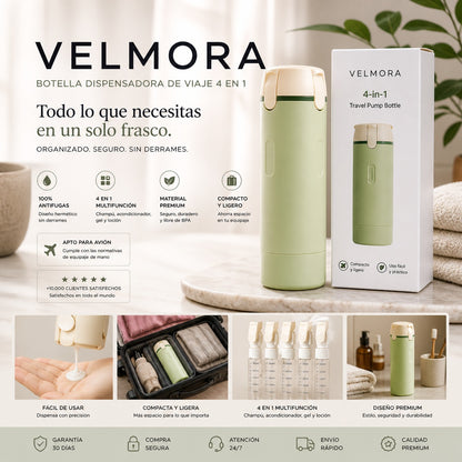 Dispensador de Viaje 4 en 1